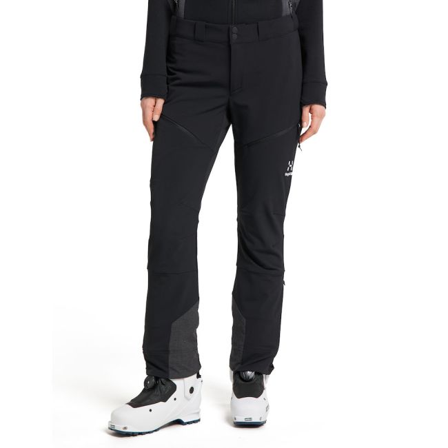 Haglöfs Discover Touring Pant W – Pantaloni softshell pentru tură de schi - Negru True Black