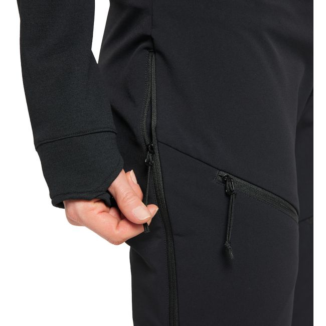 Haglöfs Discover Touring Pant W – Pantaloni softshell pentru tură de schi - Negru True Black