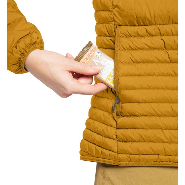 Haglöfs Micro Nordic Down Hood W – Geacă din puf cu glugă - Galben