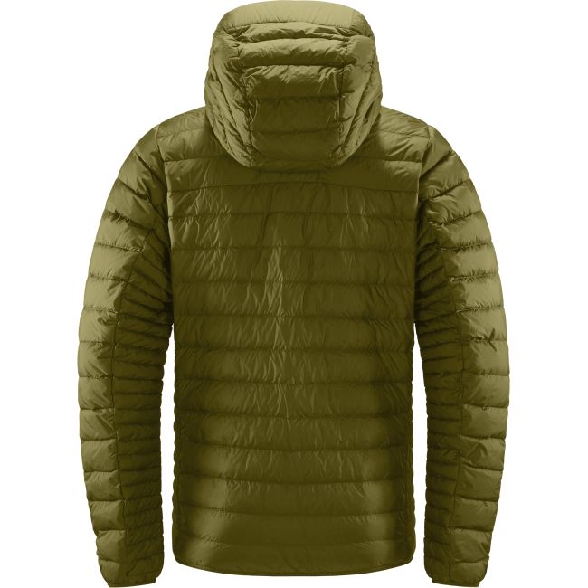 Haglöfs Micro Nordic Down Hood – Geacă din puf cu glugă - Verde Olive Green