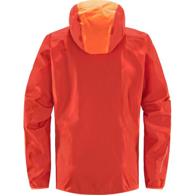 Haglöfs L.I.M Proof Jacket – Geacă impermeabilă ultraușoară - Roșu
