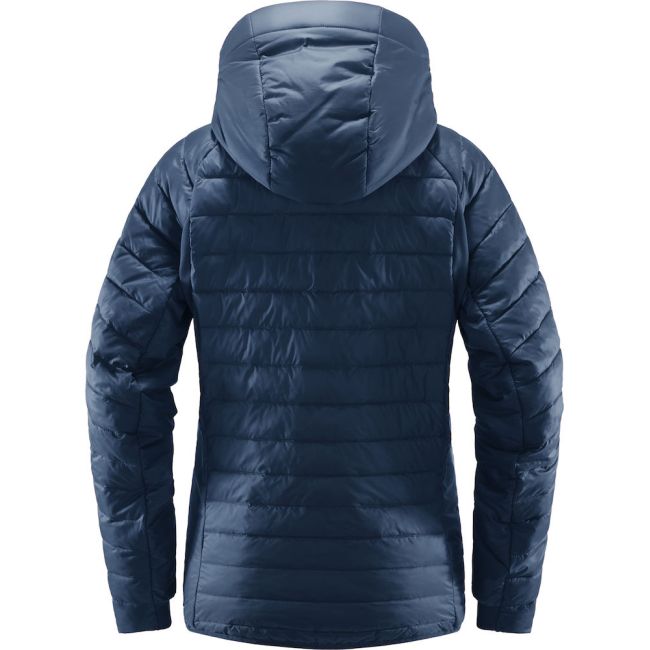 Haglöfs Spire Mimic Hood W – Geacă izolată Mimic cu glugă - Albastru închis Tarn Blue Solid