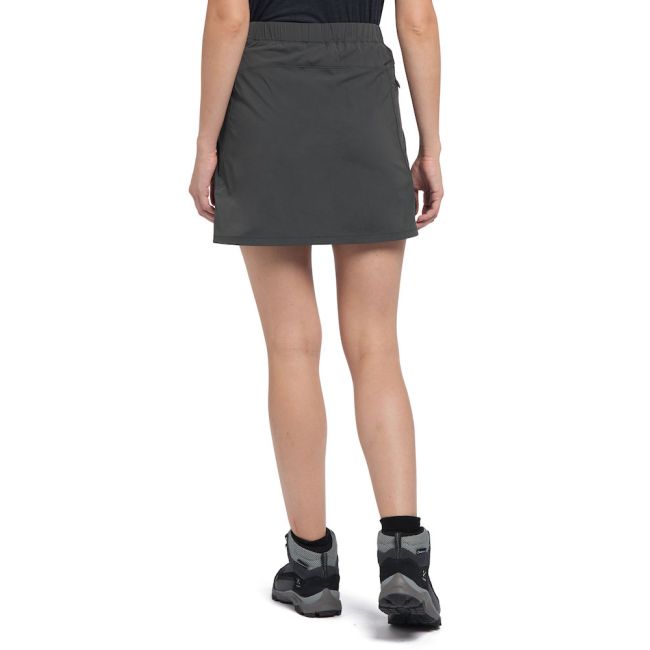 Haglöfs Lite Skort W – Fustă-pantalon outdoor - Negru Magnetite