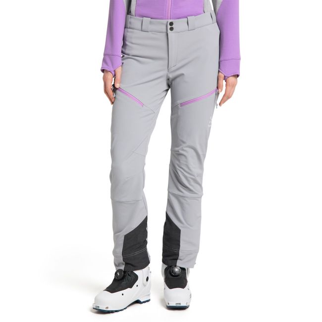 Haglöfs Discover Touring Pant W – Pantaloni softshell pentru tură de schi - Gri Concrete