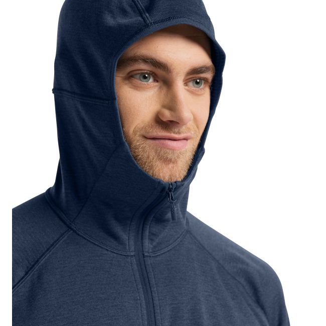 Haglöfs Skuta Hood – Hanorac outdoor mediu - Albastru închis Tarn Blue