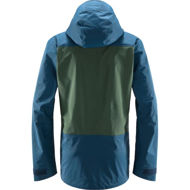 Haglöfs Vassi Touring GTX Jacket – Geacă GORE-TEX 3 straturi pentru tură de schi - Verde/albastru