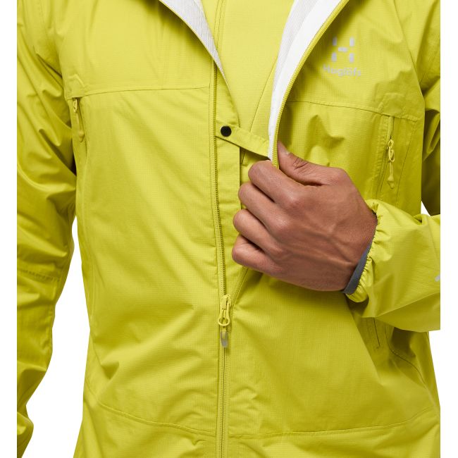 Haglöfs L.I.M Proof Jacket – Geacă impermeabilă ultraușoară - Verde Aurora