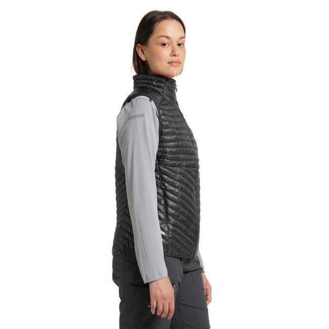 Haglöfs L.I.M Mimic Vest W – Vestă izolată ultraușoară Mimic - Gri închis Magnetite