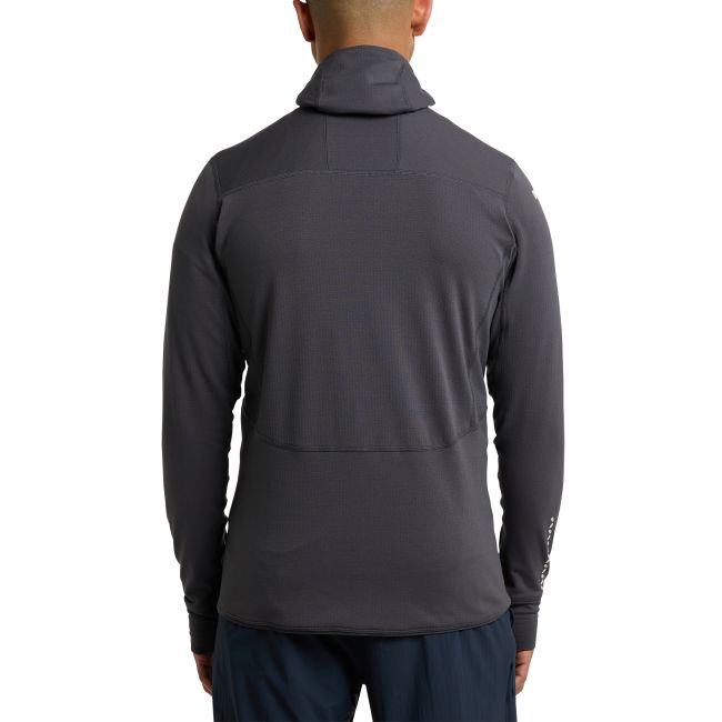 Haglöfs L.I.M Mid Comp Hood – Hanorac tehnic - Gri închis Magnetite