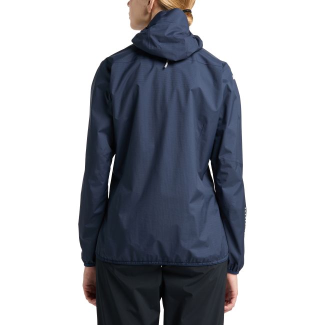 Haglöfs L.I.M Proof Jacket W – Geacă impermeabilă ultraușoară - Albastru închis Tarn Blue