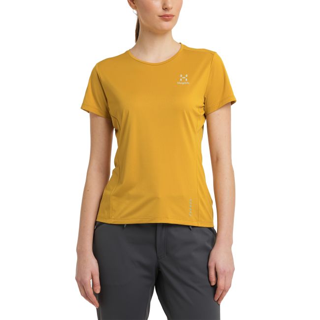Haglöfs L.I.M Tech Tee W – Tricou tehnic ultraușor - Galben