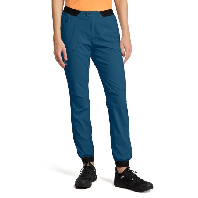 Haglöfs L.I.M Fuse Pant W – Pantaloni outdoor ultraușori - Albastru Dark Ocean