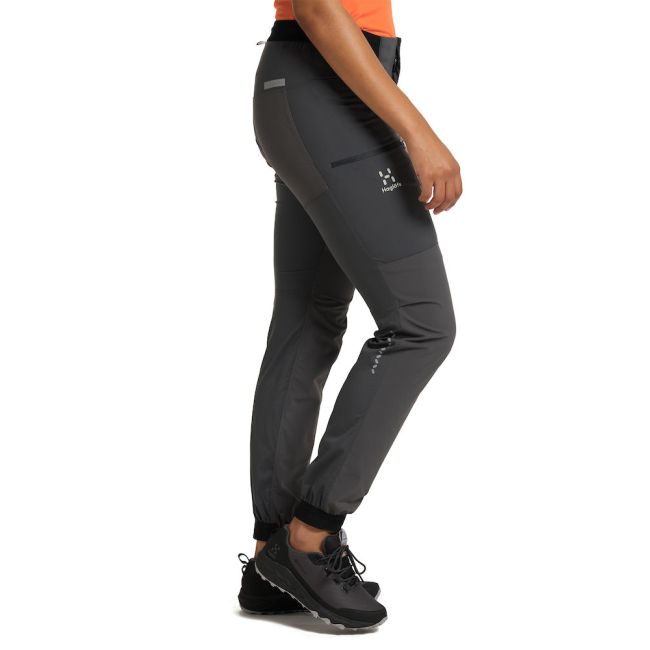Haglöfs L.I.M Rugged Pant W – Pantaloni outdoor ușori - Gri Magnetite