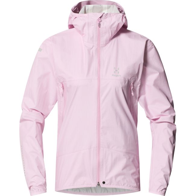 Haglöfs L.I.M Proof Jacket W – Geacă impermeabilă ultraușoară - Roz Fresh Pink