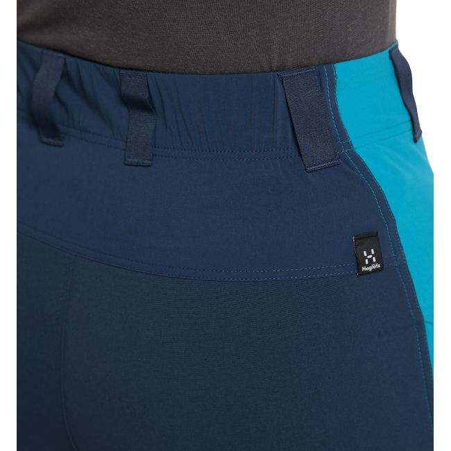 Haglöfs Mid Slim Pant W – Pantaloni softshell outdoor - Albastru deschis/albastru închis