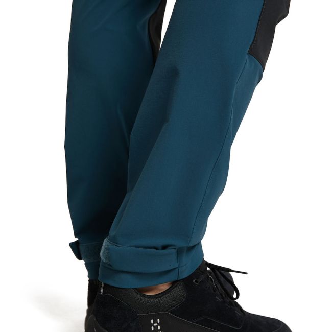 Haglöfs Rugged Slim Pant – Pantaloni softshell outdoor - Albastru/negru