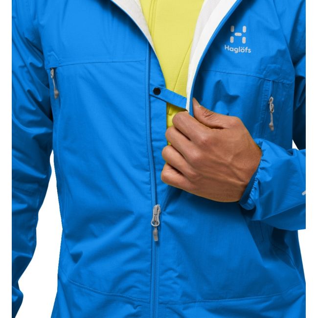 Haglöfs L.I.M Proof Jacket – Geacă impermeabilă ultraușoară - Albastru Electric Blue