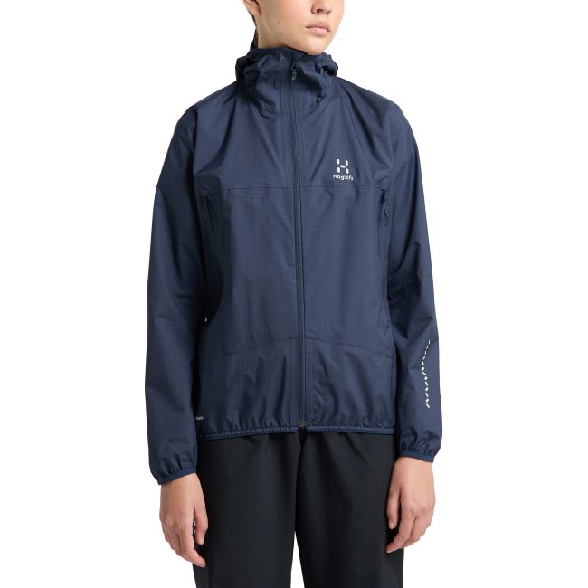 Haglöfs L.I.M Proof Jacket W – Geacă impermeabilă ultraușoară - Albastru închis Tarn Blue