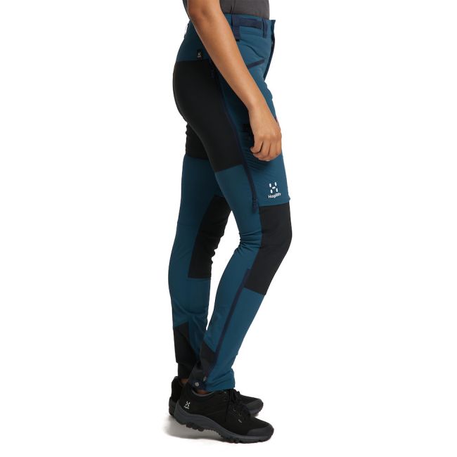 Haglöfs Rugged Slim Pant W – Pantaloni softshell outdoor - Albastru/negru (4TP)