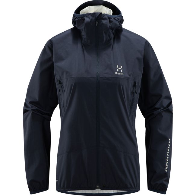 Haglöfs L.I.M Proof Jacket W – Geacă impermeabilă ultraușoară - Albastru închis Tarn Blue