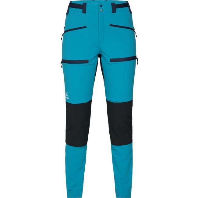 Haglöfs Rugged Slim Pant W – Pantaloni softshell outdoor - Albastru/negru (4V8)