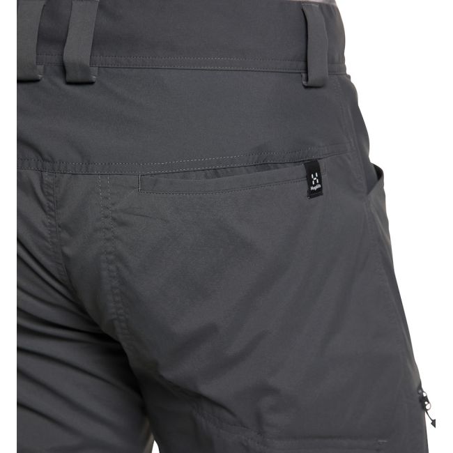 Haglöfs Lite Standard Pant – Pantaloni outdoor ușori de vară - Gri închis Magnetite