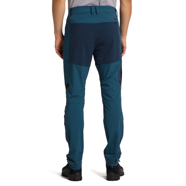 Haglöfs Rugged Slim Pant – Pantaloni softshell outdoor - Albastru/negru