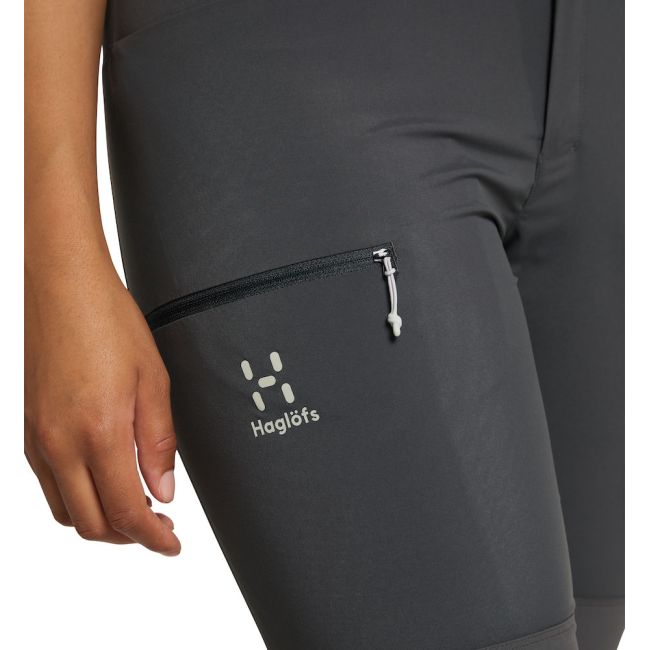Haglöfs L.I.M Rugged Pant W – Pantaloni outdoor ușori - Gri Magnetite