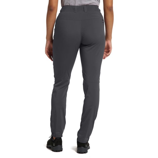 Haglöfs Lite Standard Pant W – Pantaloni outdoor ușori de vară - Gri Magnetite