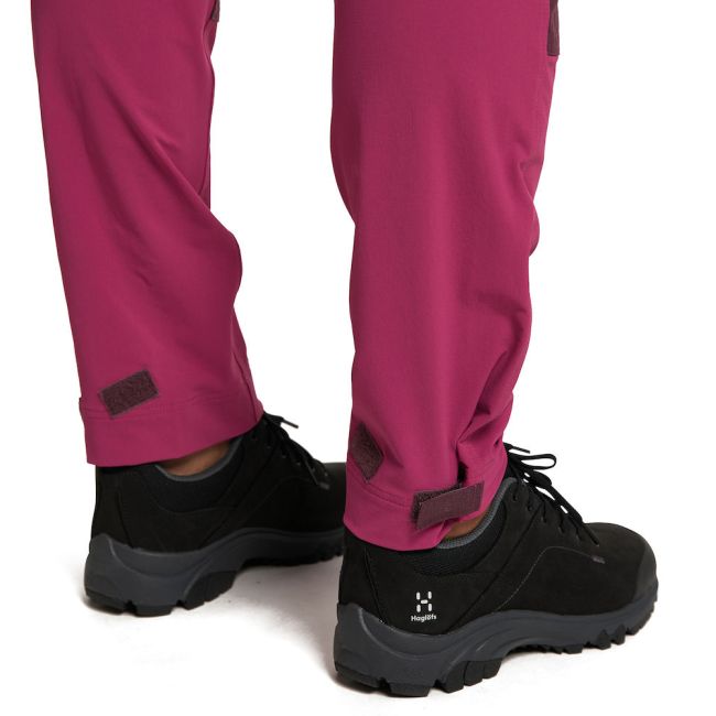 Haglöfs Mid Standard Pant W – Pantaloni softshell outdoor - Roz/bordo