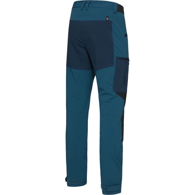 Haglöfs Rugged Slim Pant – Pantaloni softshell outdoor - Albastru/negru