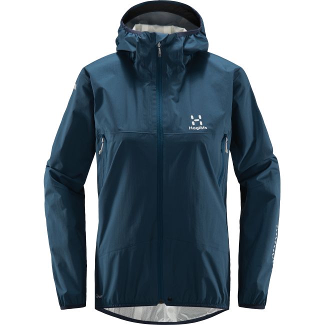 Haglöfs L.I.M Proof Jacket W – Geacă impermeabilă ultraușoară - Albastru Dark Ocean