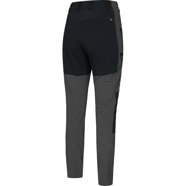 Haglöfs Mid Slim Pant W – Pantaloni softshell outdoor - Gri/negru Magnetite/True Black