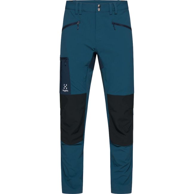 Haglöfs Rugged Slim Pant – Pantaloni softshell outdoor - Albastru/negru