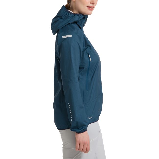 Haglöfs L.I.M Proof Jacket W – Geacă impermeabilă ultraușoară - Albastru Dark Ocean