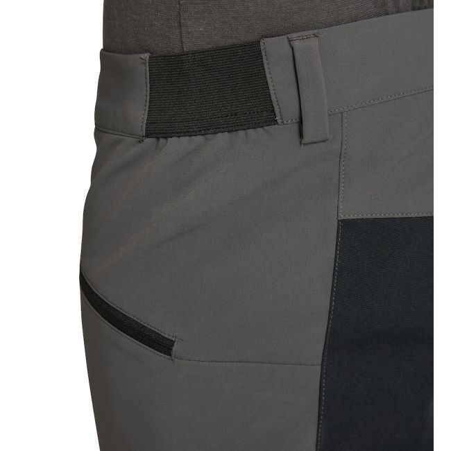 Haglöfs Rugged Slim Pant – Pantaloni softshell outdoor - Gri/negru Magnetite/True Black