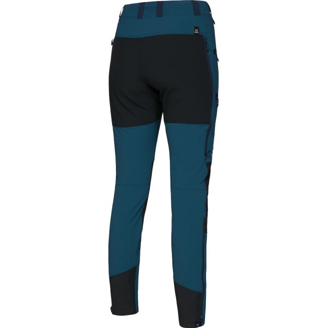 Haglöfs Rugged Slim Pant W – Pantaloni softshell outdoor - Albastru/negru (4TP)