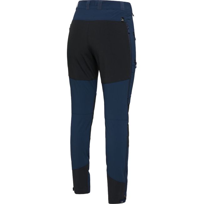 Haglöfs Rugged Slim Pant W – Pantaloni softshell outdoor - Albastru închis/negru Tarn blue/True black