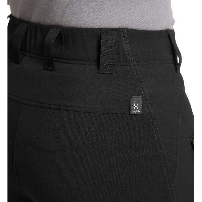 Haglöfs Mid Standard Pant W – Pantaloni softshell outdoor - Negru True Black
