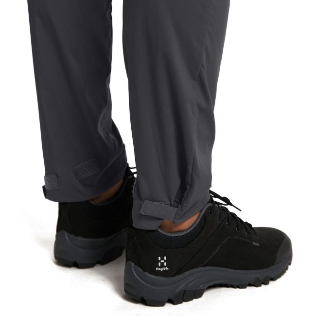Haglöfs Lite Standard Pant W – Pantaloni outdoor ușori de vară - Gri Magnetite