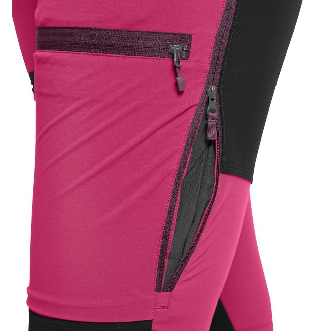 Haglöfs Rugged Slim Pant W – Pantaloni softshell outdoor - Roz/negru