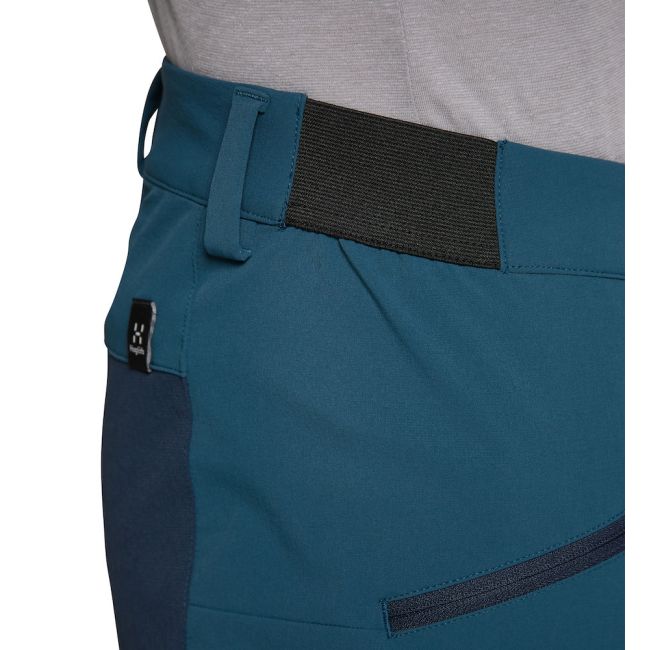 Haglöfs Rugged Slim Pant – Pantaloni softshell outdoor - Albastru/negru