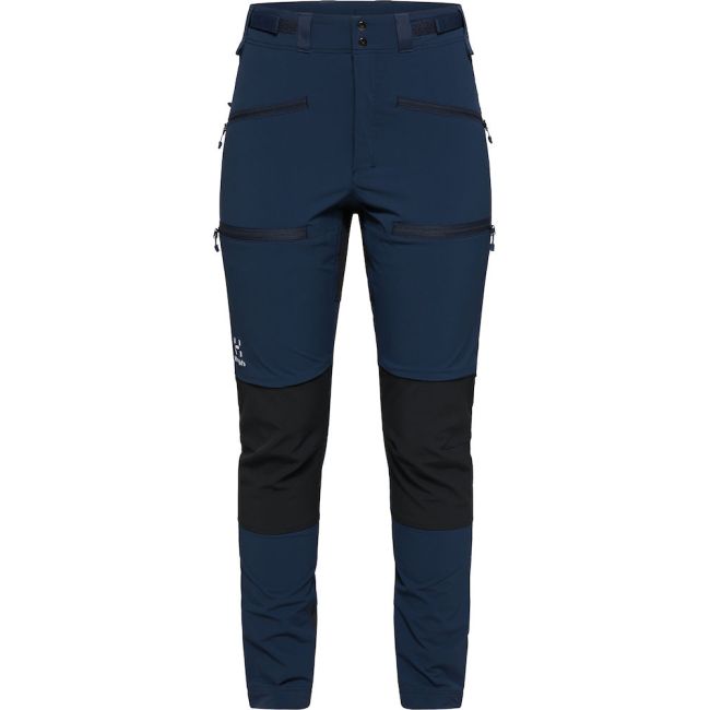 Haglöfs Rugged Slim Pant W – Pantaloni softshell outdoor - Albastru închis/negru Tarn blue/True black