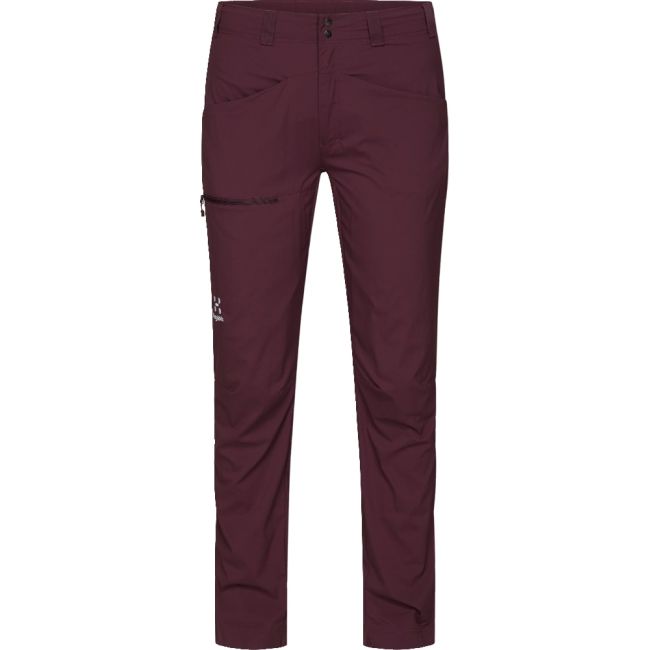 Haglöfs Lite Standard Pant W – Pantaloni outdoor ușori de vară - Roșu închis