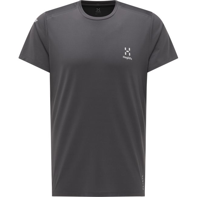 Haglöfs L.I.M Tech Tee – Tricou tehnic ultraușor - Gri închis Magnetite