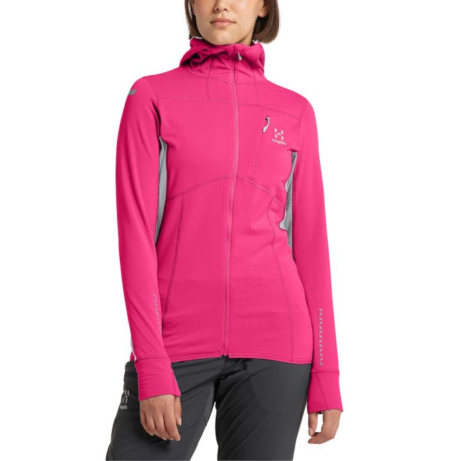 Haglöfs L.I.M Mid Comp Hood W – Hanorac tehnic - Roz