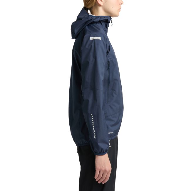Haglöfs L.I.M Proof Jacket W – Geacă impermeabilă ultraușoară - Albastru închis Tarn Blue