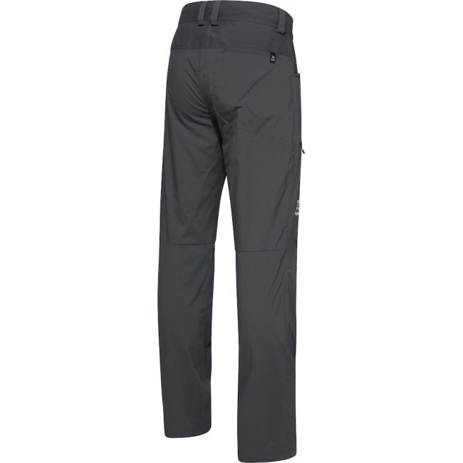 Haglöfs Lite Standard Pant – Pantaloni outdoor ușori de vară - Gri închis Magnetite