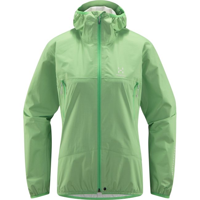 Haglöfs L.I.M Proof Jacket W – Geacă impermeabilă ultraușoară - Verde deschis Mint Stone