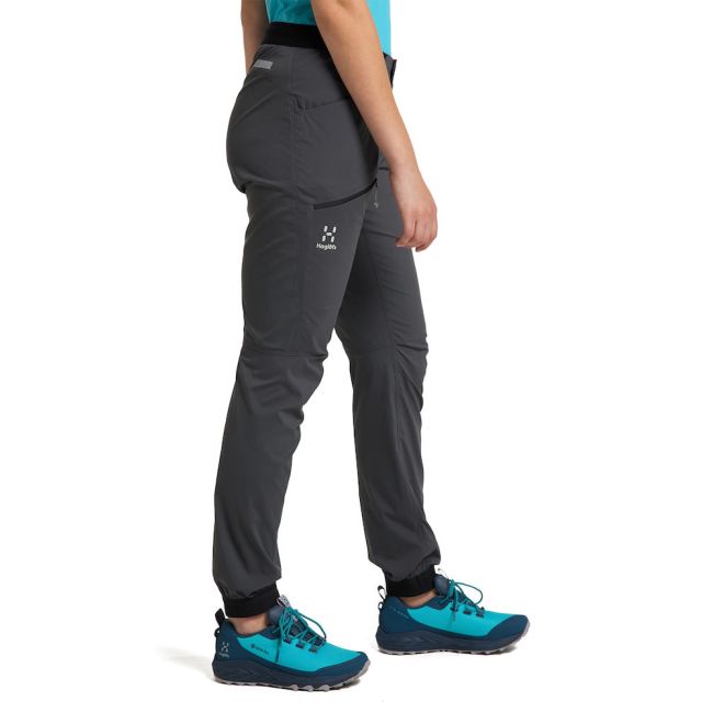Haglöfs L.I.M Fuse Pant W – Pantaloni outdoor ultraușori - Gri închis Magnetite